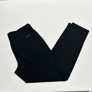 Eddie Bauer Women Sz Small Black Traveler Pull On Pants Activewear Waistband